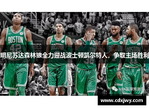 明尼苏达森林狼全力迎战波士顿凯尔特人，争取主场胜利